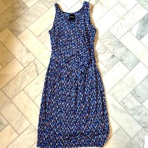 Nic & Zoe comfy V-neck midi dress, Size XS